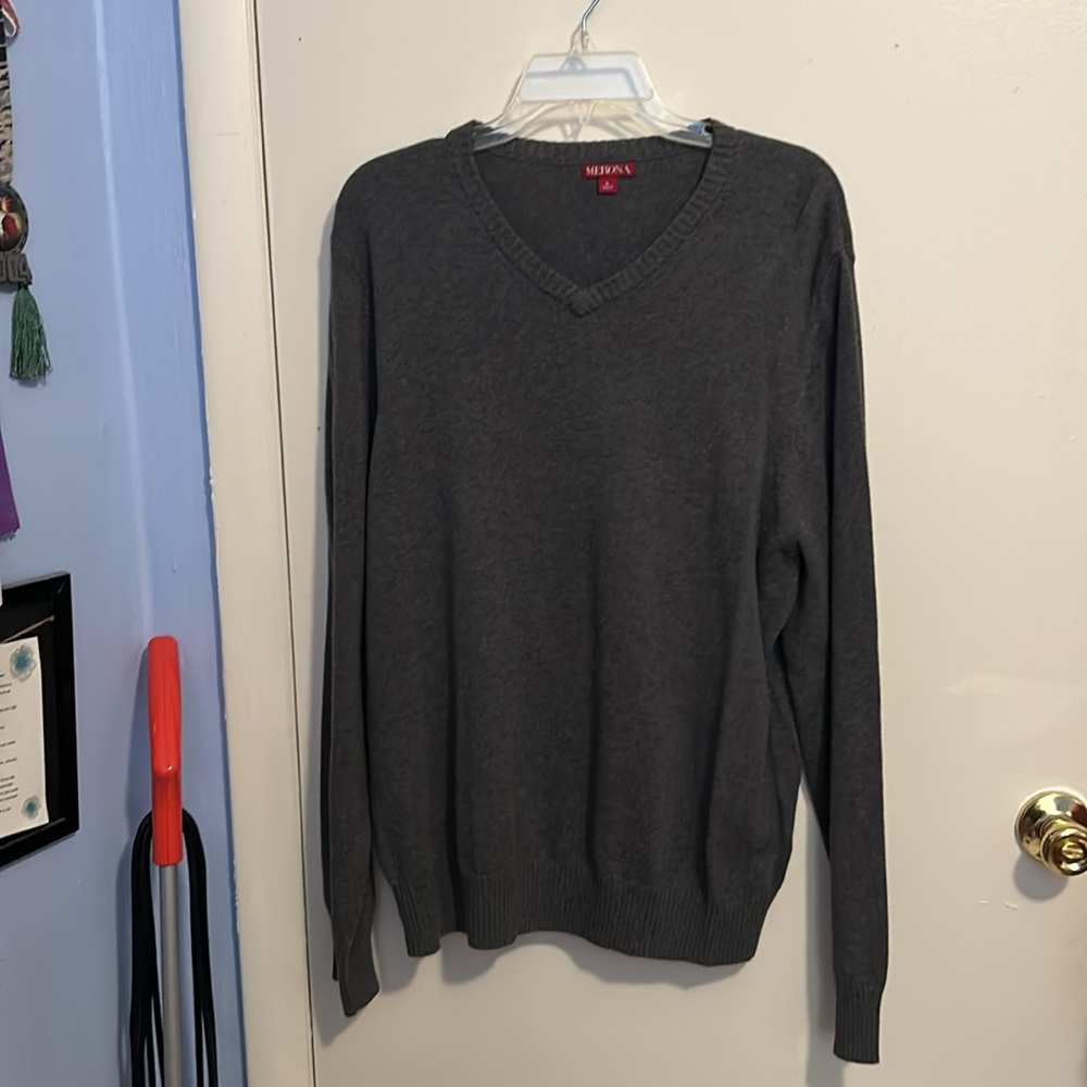 Merona L Dark Gray Sweater